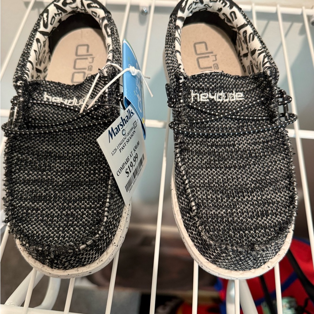 Hey Dude Kids Black Shoes